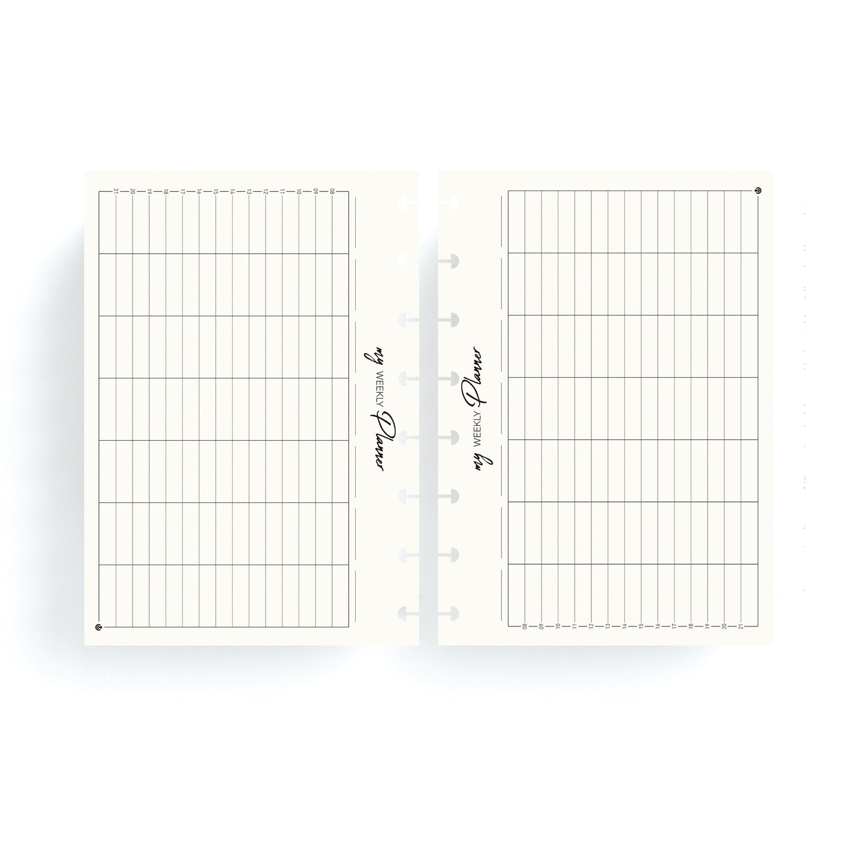 Carchivo Ingeniox My Planner A5 Refill - Weekly View 144 Pages