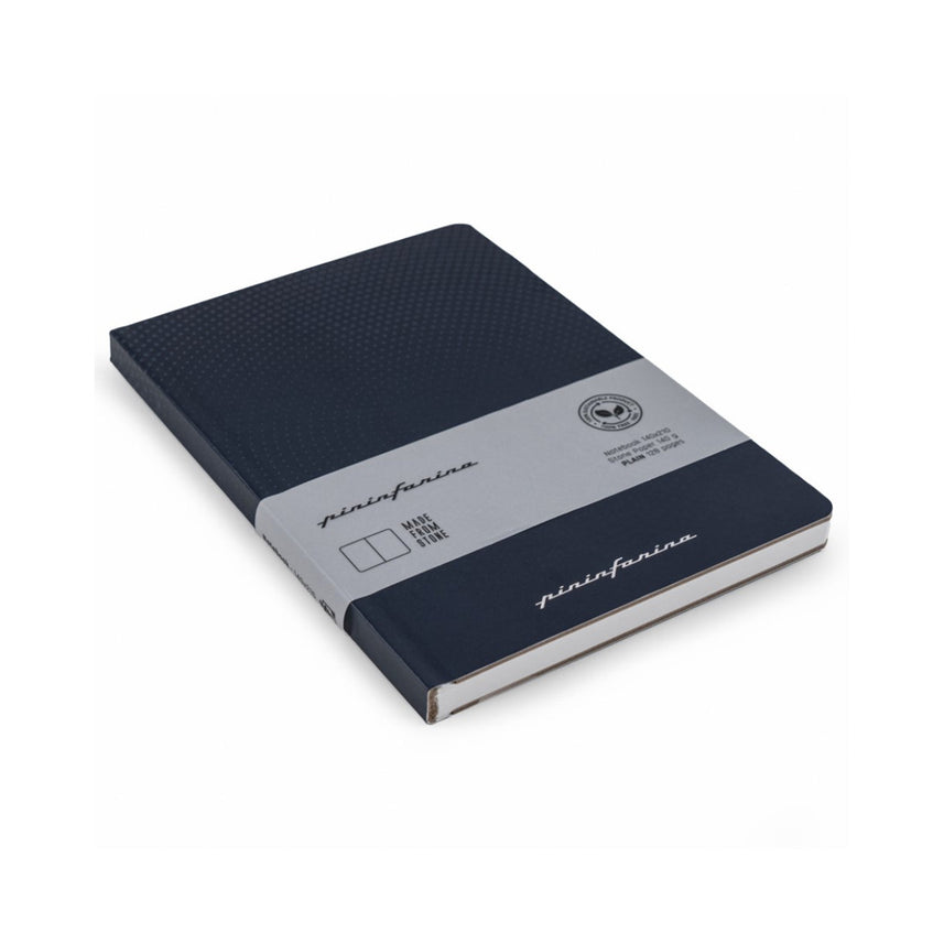 Pininfarina Notebook Stone Paper Hard Cover Ruled – Blue