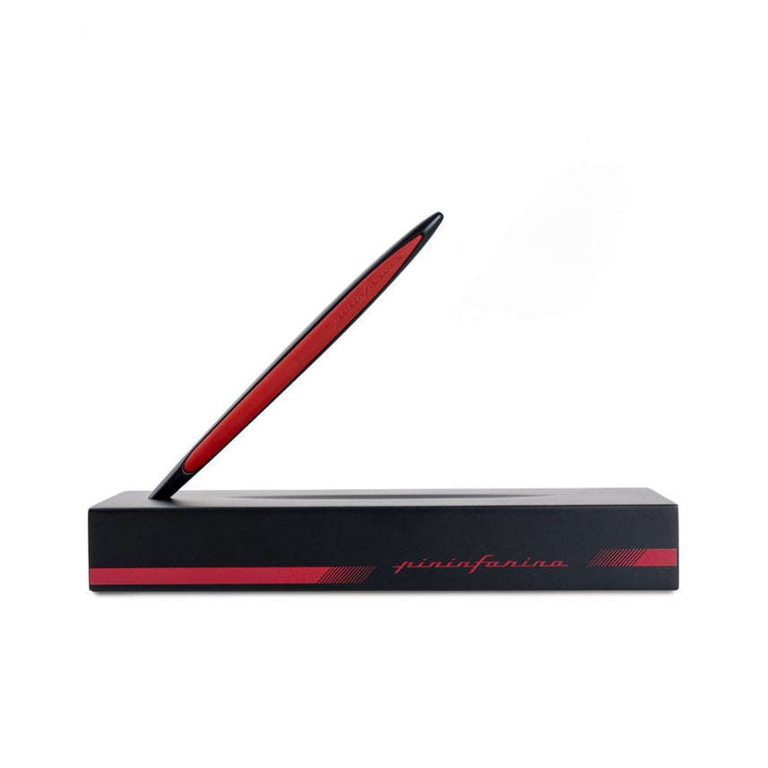 Pininfarina Cambiano Race Ethergraf Stylus Pencil with Racing Desk Stand – Red
