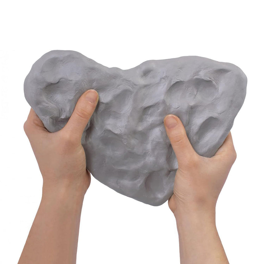 Jovi European Air-Dry Modeling Stone Grey Clay 2 Packets - Each Pack of 250 Grams for Sculpting Pottery Art & Craft Handicraft Educational Purpose Fine Motor Skills