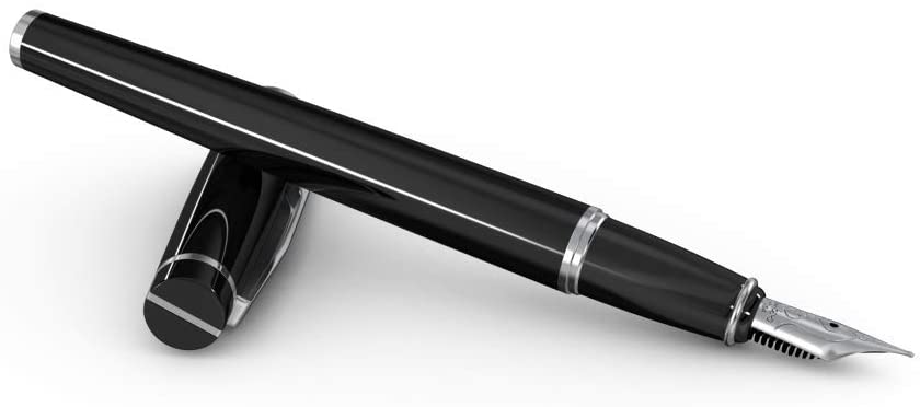 Scrikss Honour 38 Medium Nib Fountain Pen - Black CT