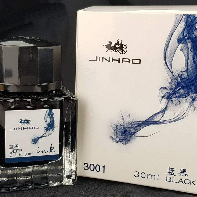 Jinhao 30ml Deep Blue - Ink Bottle for Fountain Pens (Model 3001)