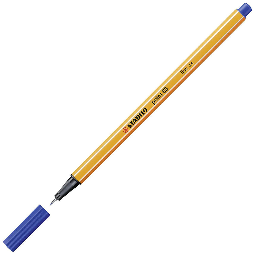 Stabilo | Point 88 | Fineliner | Blue | Pack Of 3