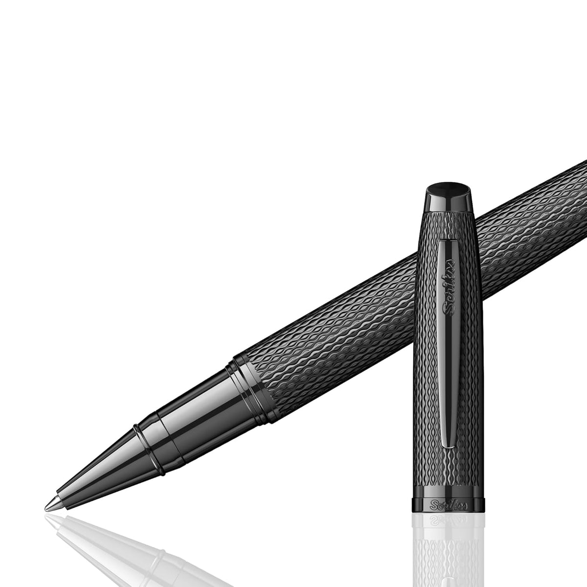 Scrikss Oscar 390 Rollerball Pen - Matt Black