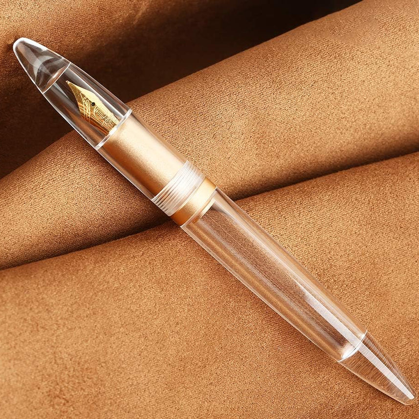 Moonman M2 Acrylic Clear Transparent Eyedropper filled Fountain Pens