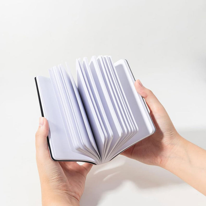 Zequenz A6 Ruled Notebook – ARCTIC SKY | 200 Sheets, 70 GSM | Soft Cover, 360° Flexible Binding |Handmade| Ideal for Journaling & Note-Taking |Basic+ Series