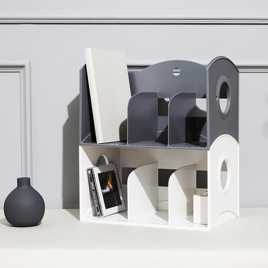 Litem Multi Book Shelf | 3 Tiers | White