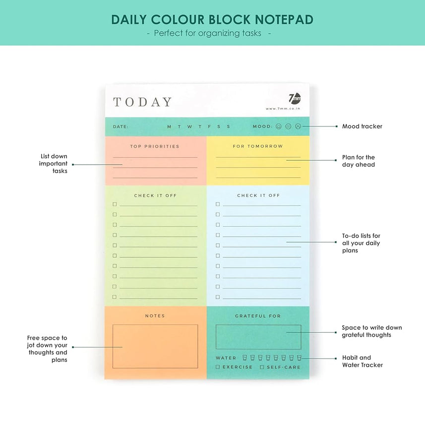 7mm Between the Lines | Daily Colorblock | Pack of 2