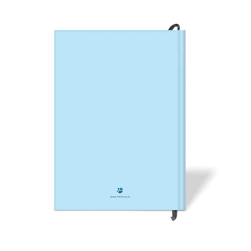 7mm Between the Lines | Recipe Journal | A5 Size | 4 Sticker Sheets | Hardbound and Laminated | Spoonfuls of Love | Blue