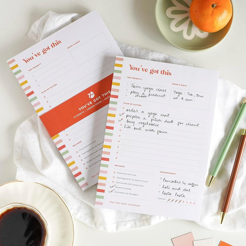 7mm Between the Lines You've Got This Notepad