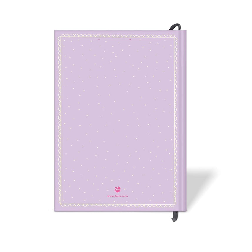 7mm Recipe Journal | A5 Size | 4 Sticker Sheets | Hardbound and Laminated | Made with Love | Mauve
