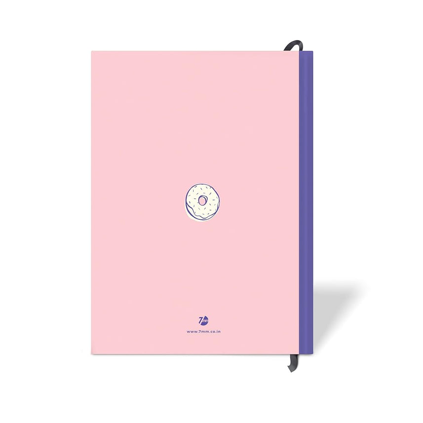 7mm Recipe Journal | Love at First Bite | A5 Size | Hardbound and Laminated | Pink