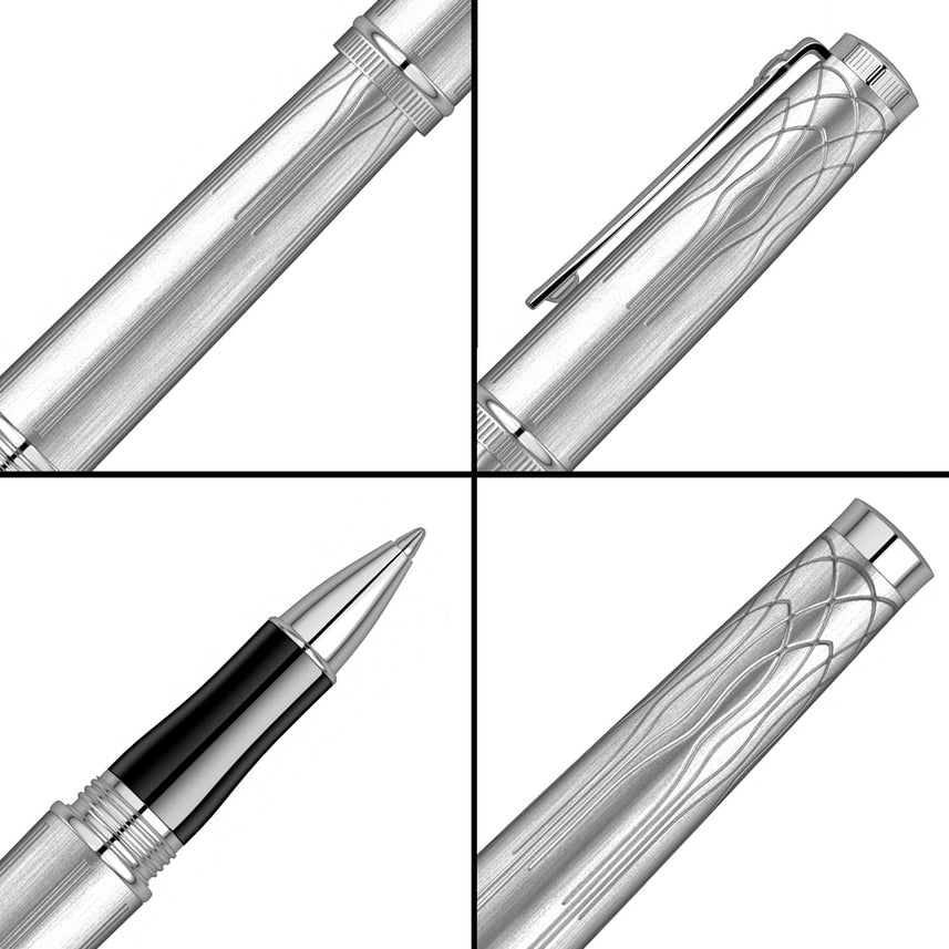 Scrikss Heritage Rollerball Pen - Platinum PT