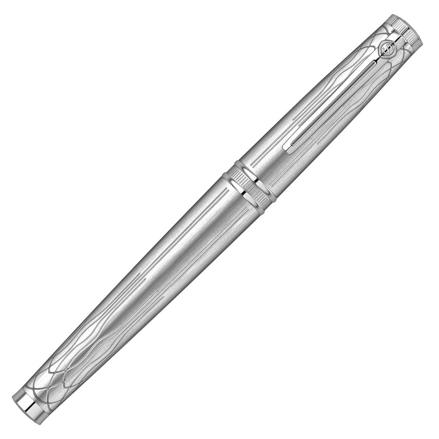 Scrikss Heritage Rollerball Pen - Platinum PT