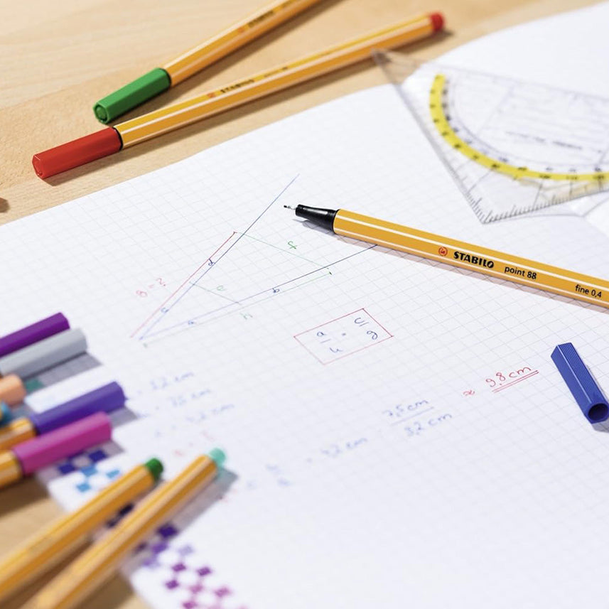 Stabilo | Point 88 | Fineliner | Black | Pack Of 3