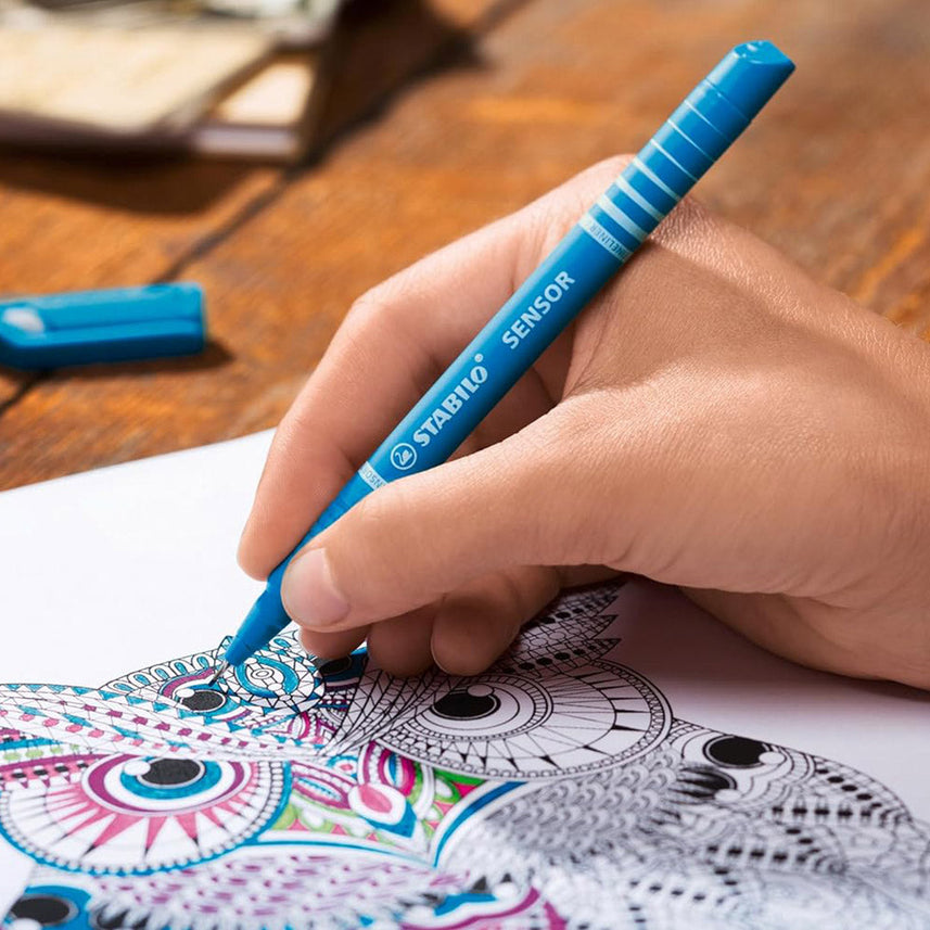 Stabilo | Sensor Pen | Fine Tip | Black | Pack Of 1