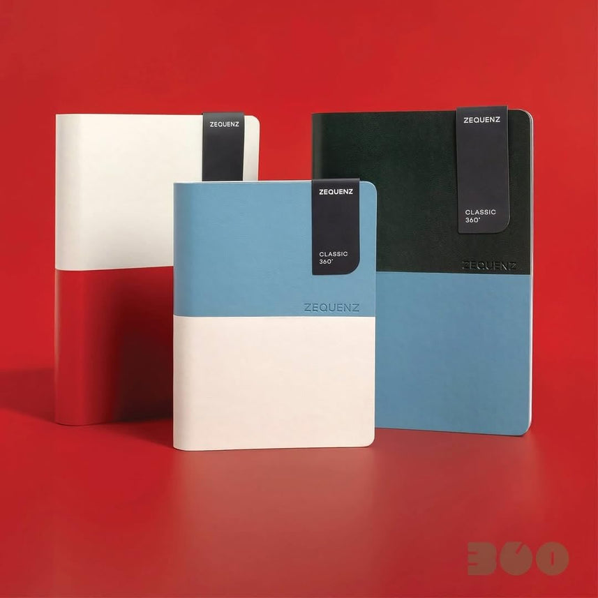 Zequenz A6 Ruled Notebook – Alpine Sunset | 200 Sheets, 70 GSM | Soft Cover, 360Â° Flexible Binding |Handmade| Ideal for Journaling & Note-Taking |Basic+ Series