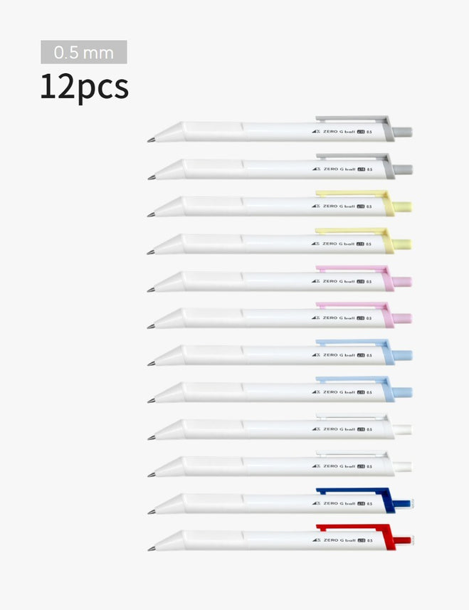 Zero G Tec | Ballpoint Pen | 15° | 0.5mm | Multi-Pack