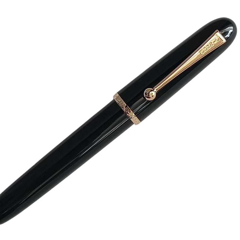 Jinhao 9013 DaDao Series Fountain Pen – Black Acrylic Body, Medium Heartbeat Nib, Includes Ink Converter