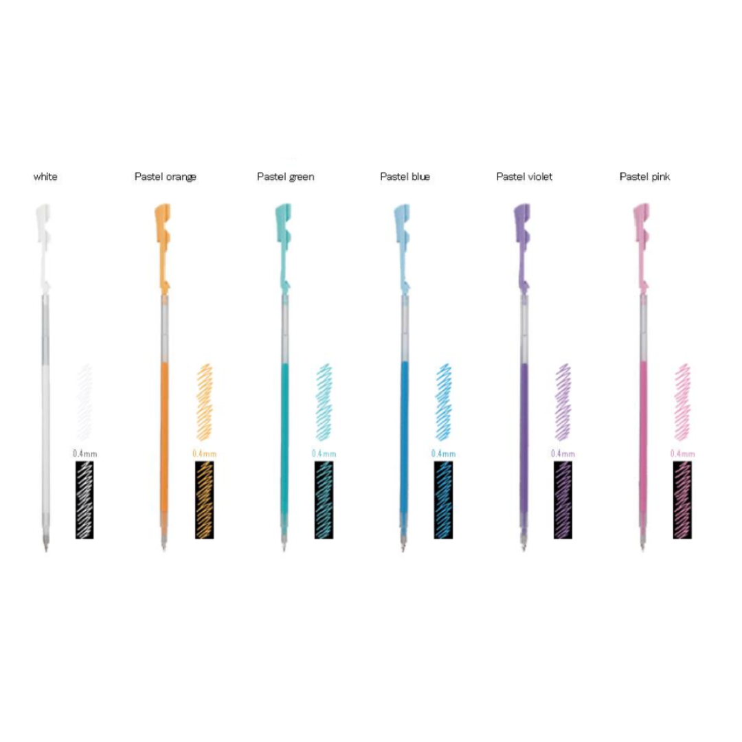Pilot | Refill | 0.4mm | Refill for Hi-Tec-C Coleto Multi Pen | Pastel Colors