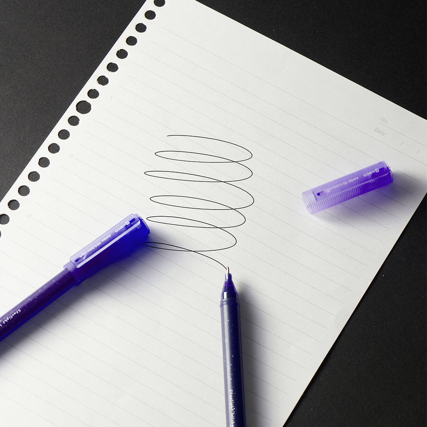 Kaco | Gel Pens | 0.5mm | Black Ink | Jumbo Starlight