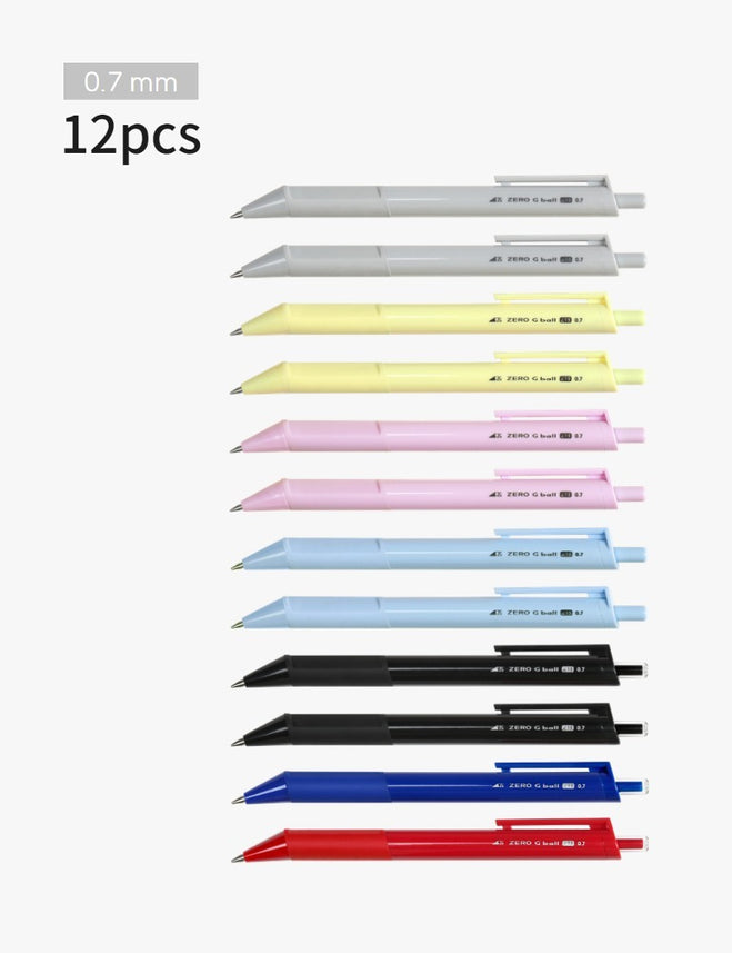 Zero G Tec | Ballpoint Pen | 15° | 0.7mm | Multi-Pack