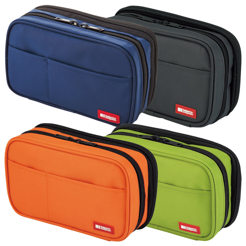 Pen case [book type] double