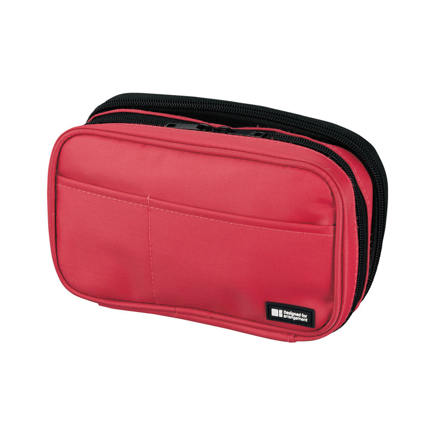 Pen case [book type] double