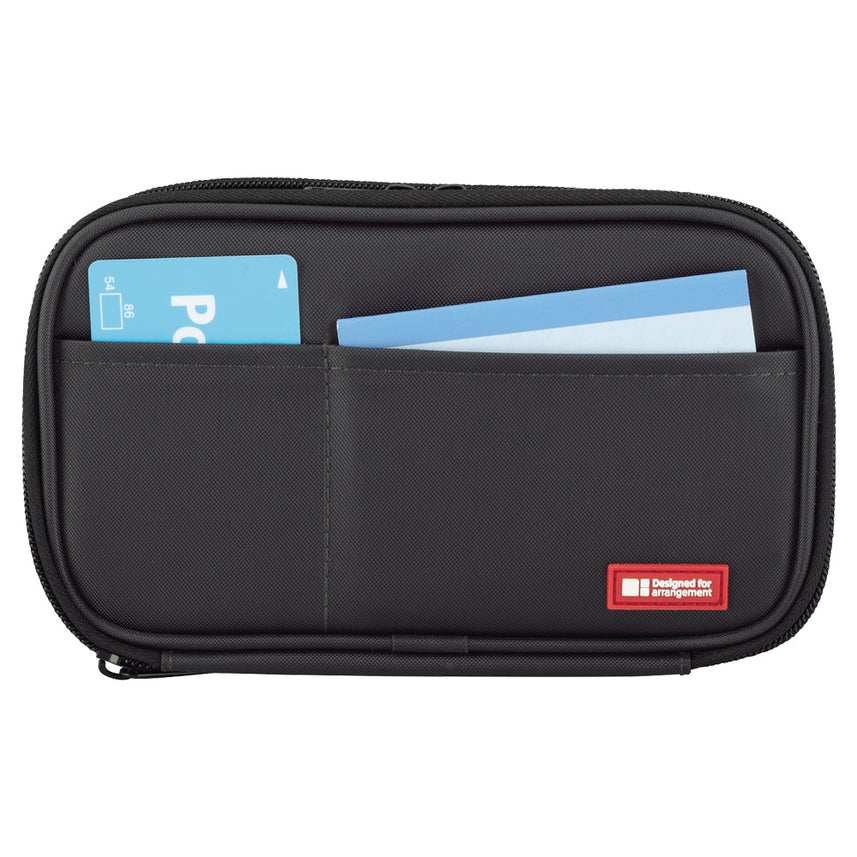 Pen case [book type] triple