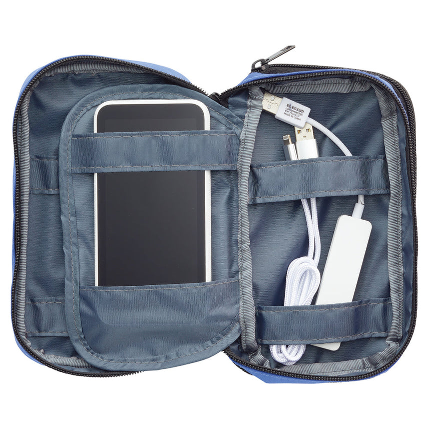 Pen case [book type] triple