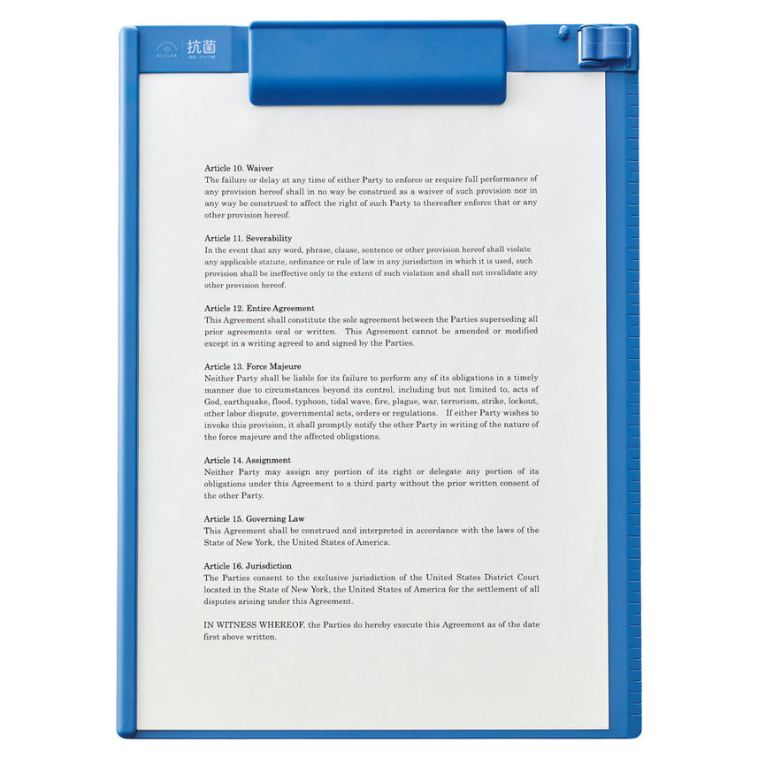 ALCLEA Antibacterial Clipboard