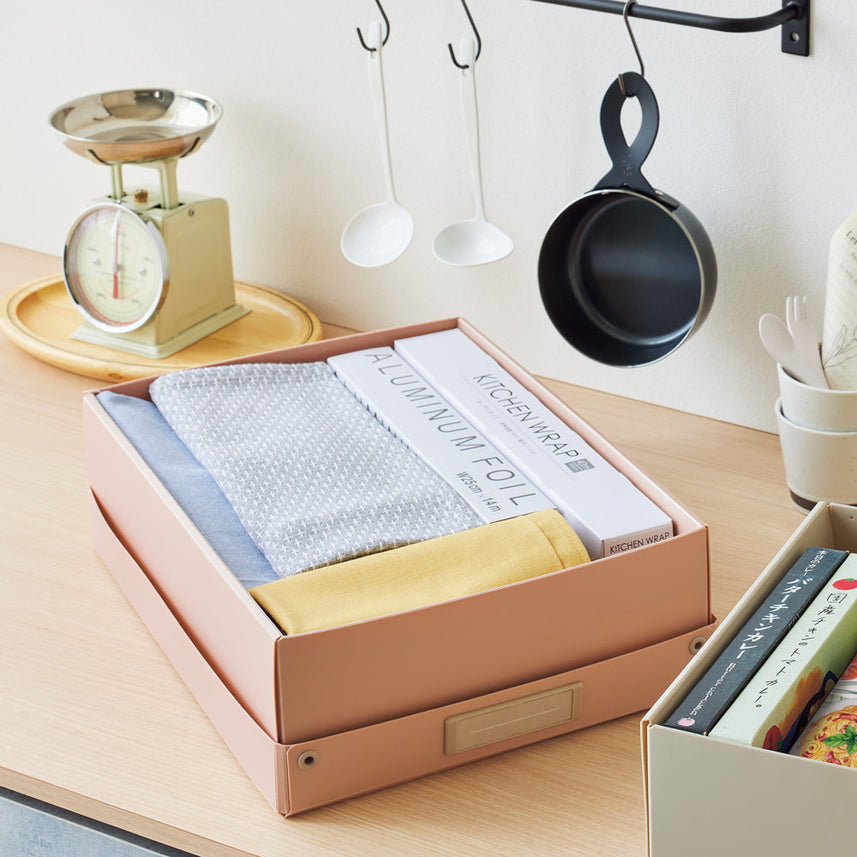 Roomy folding box, shallow type