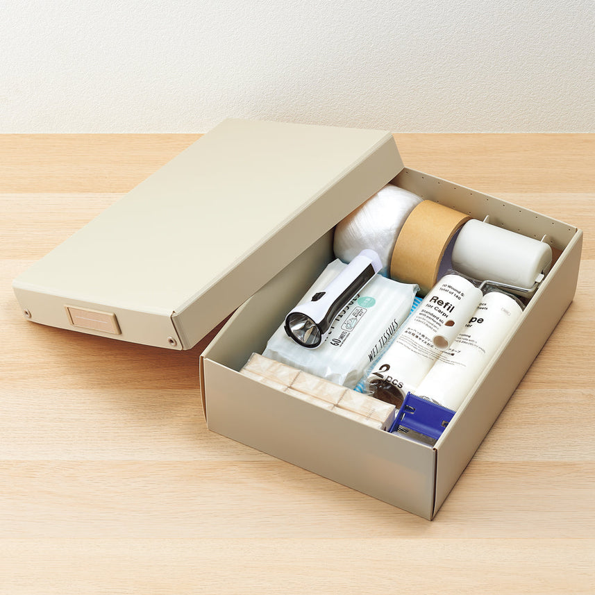 Roomy folding box, shallow type