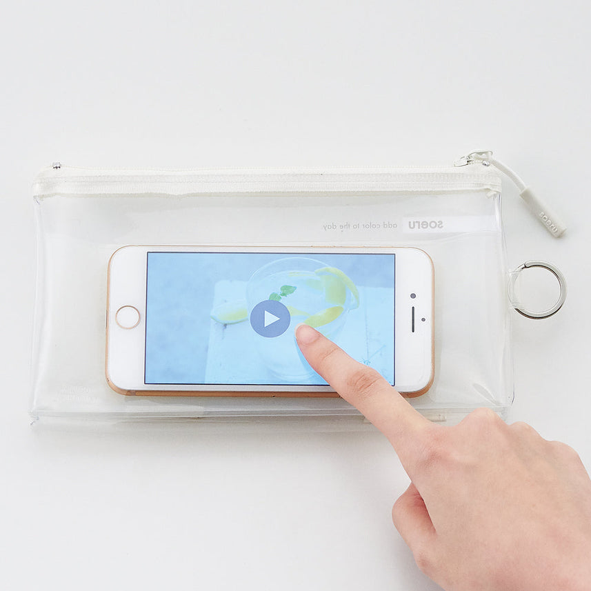 soeru clear pencil case