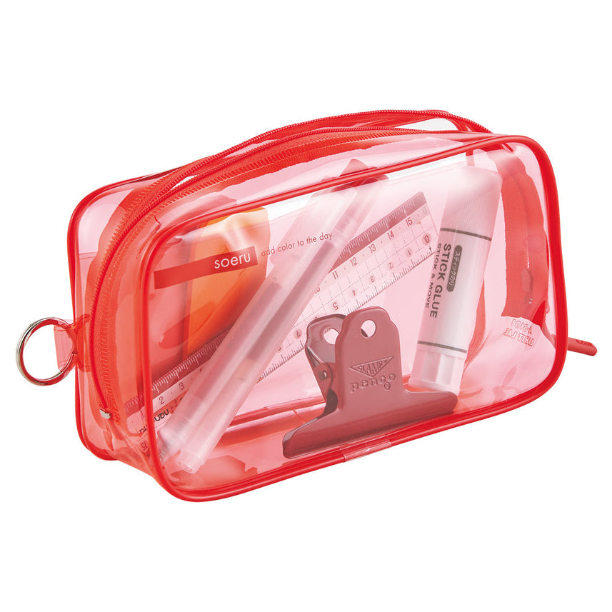 soeru clear box pen case
