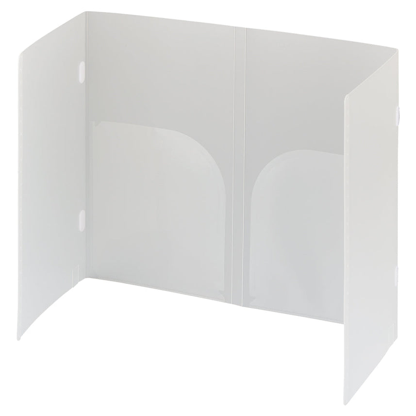 Folding personal booth