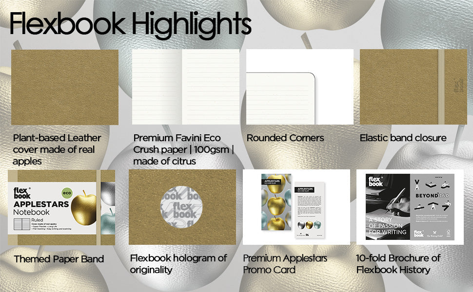 Flexbook A5 Size Ruled Lined Notebook 192 Pages 