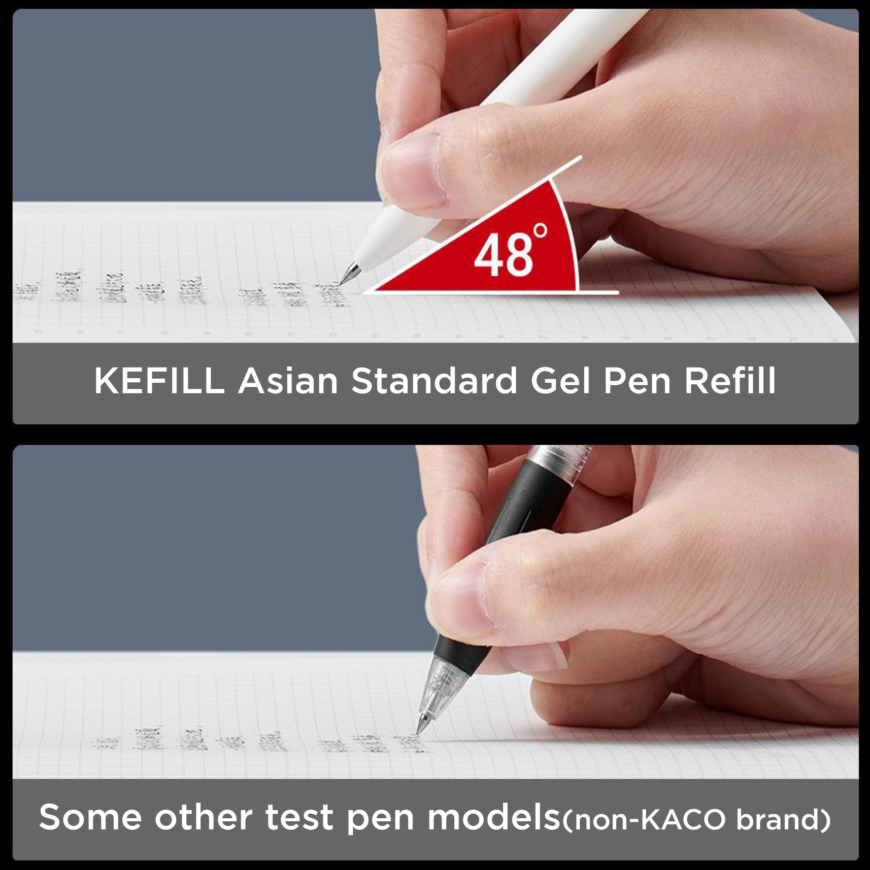 Kaco | Refills | 0.5mm | (Bullet Tip) | For Gel Pen | Pack of 10