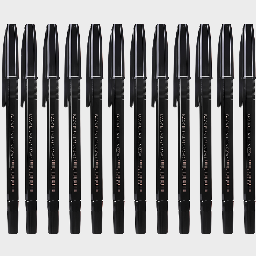 Baoke | Ballpoint Pen | 0.5mm | Black Ink | A5