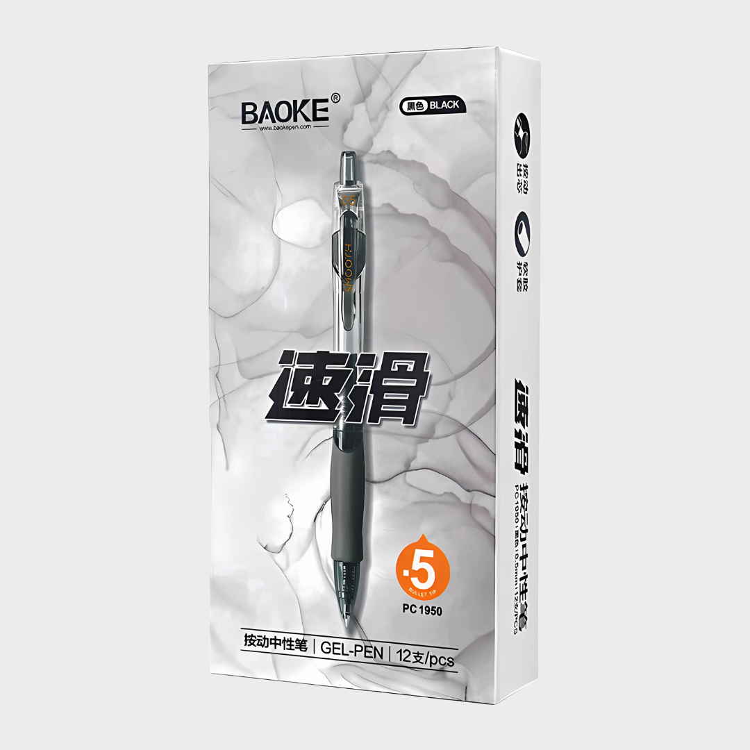 Baoke | Gel Pen | 0.5mm | Black Ink | PC1950