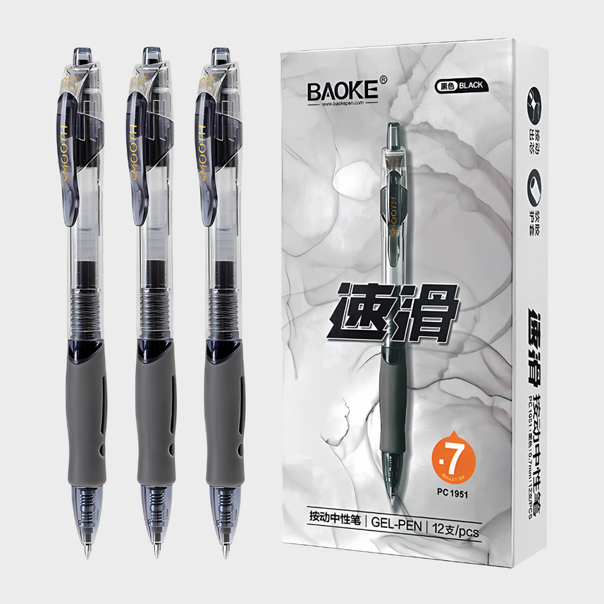 Baoke | Gel Pen | 0.7mm | Black Ink | PC1951