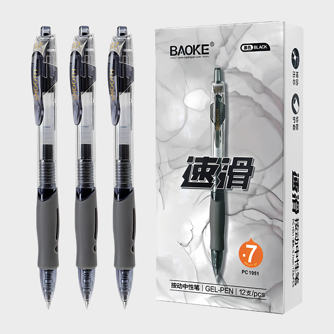 Baoke | Gel Pen | 0.7mm | Black Ink | PC1951