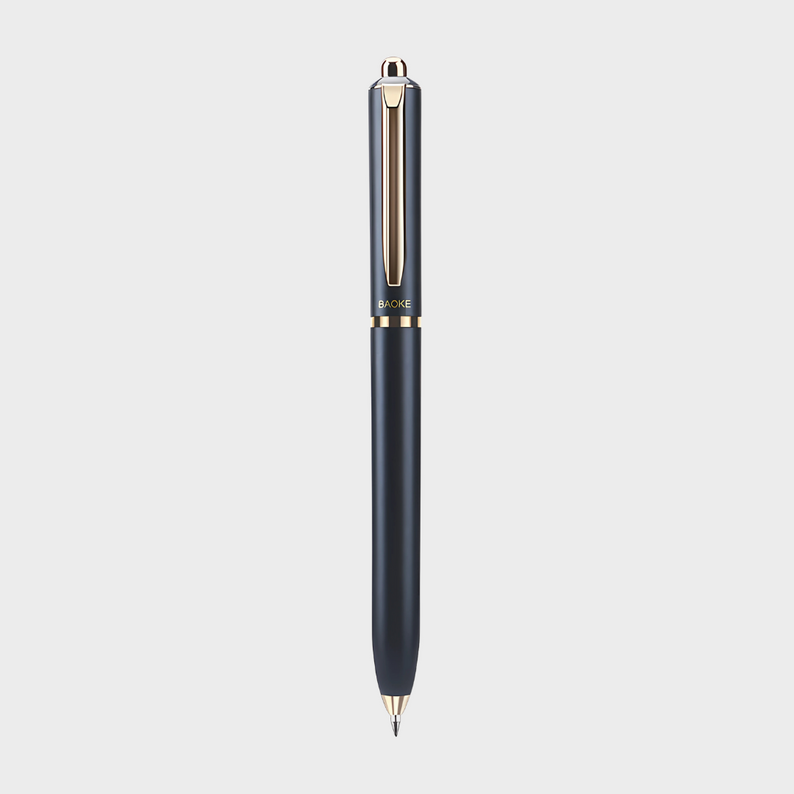 Baoke | Rollerball Pen | 0.5mm | Black Ink | Lake Blue Barrel | BK123