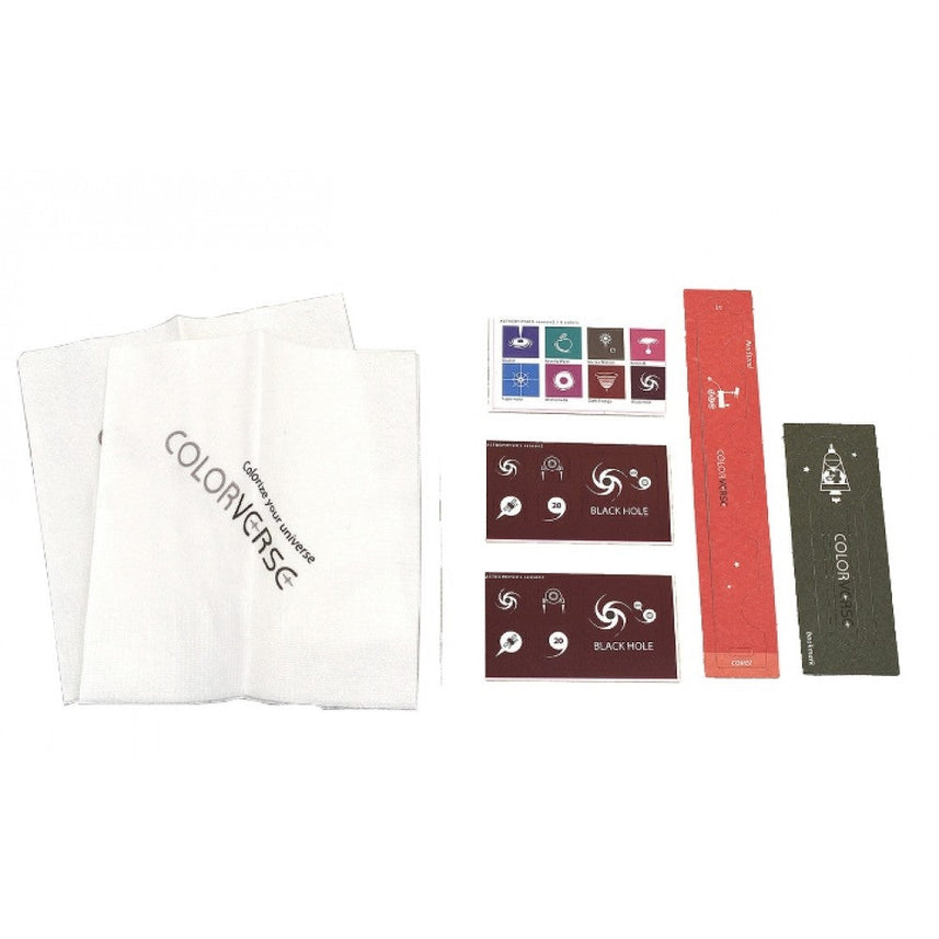 Colorverse | Astrophysics Series | Season 2 | Fountain Pen Ink | Black Hole | Black | 65ml and 15ml | 2 Bottle Set - penpencilink