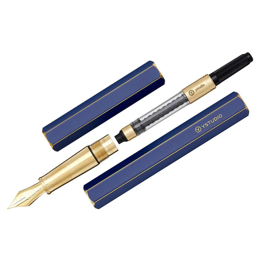 Ystudio | Fountain Pen | Classic Revolve | Blue