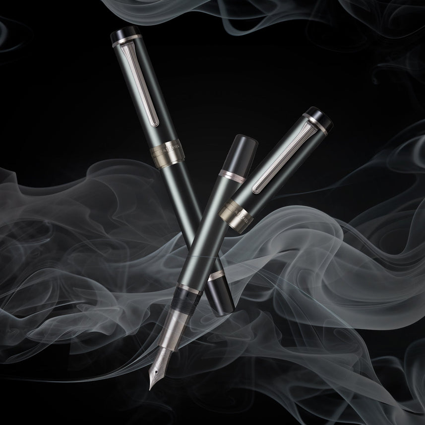 CYLINT Fountain Pen Matte Black Stainless Steel