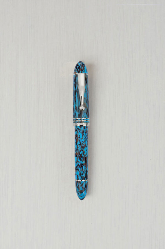 GIOIA Capodimonte Kawari Fountain Pen – Silver Trim
