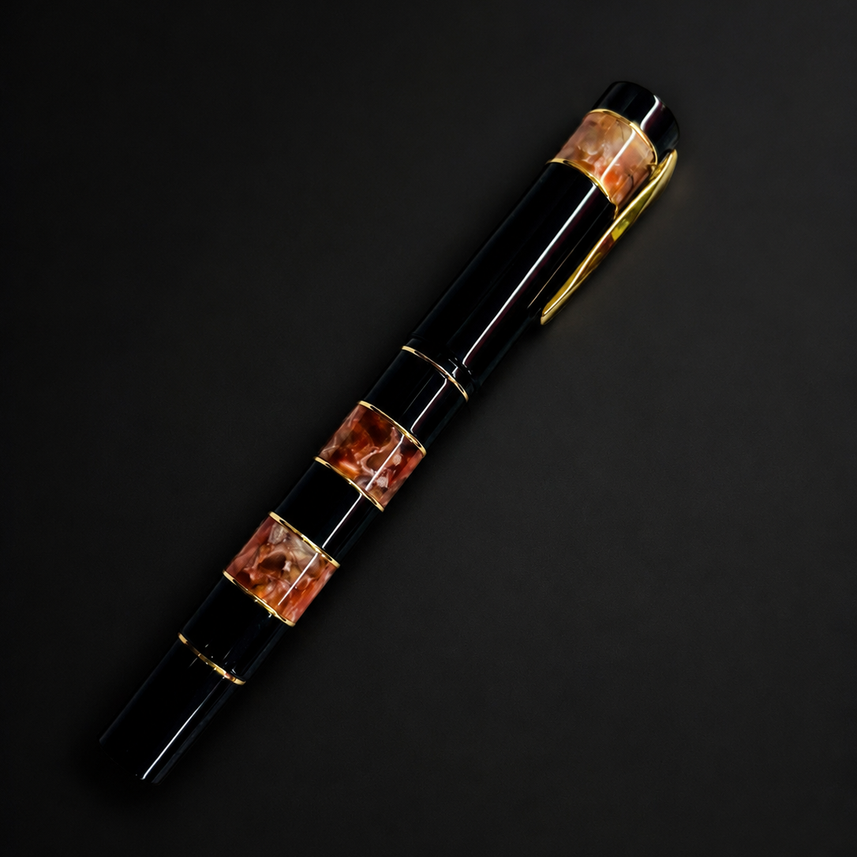 Gioia Penelope Black & Brown Fountain pen