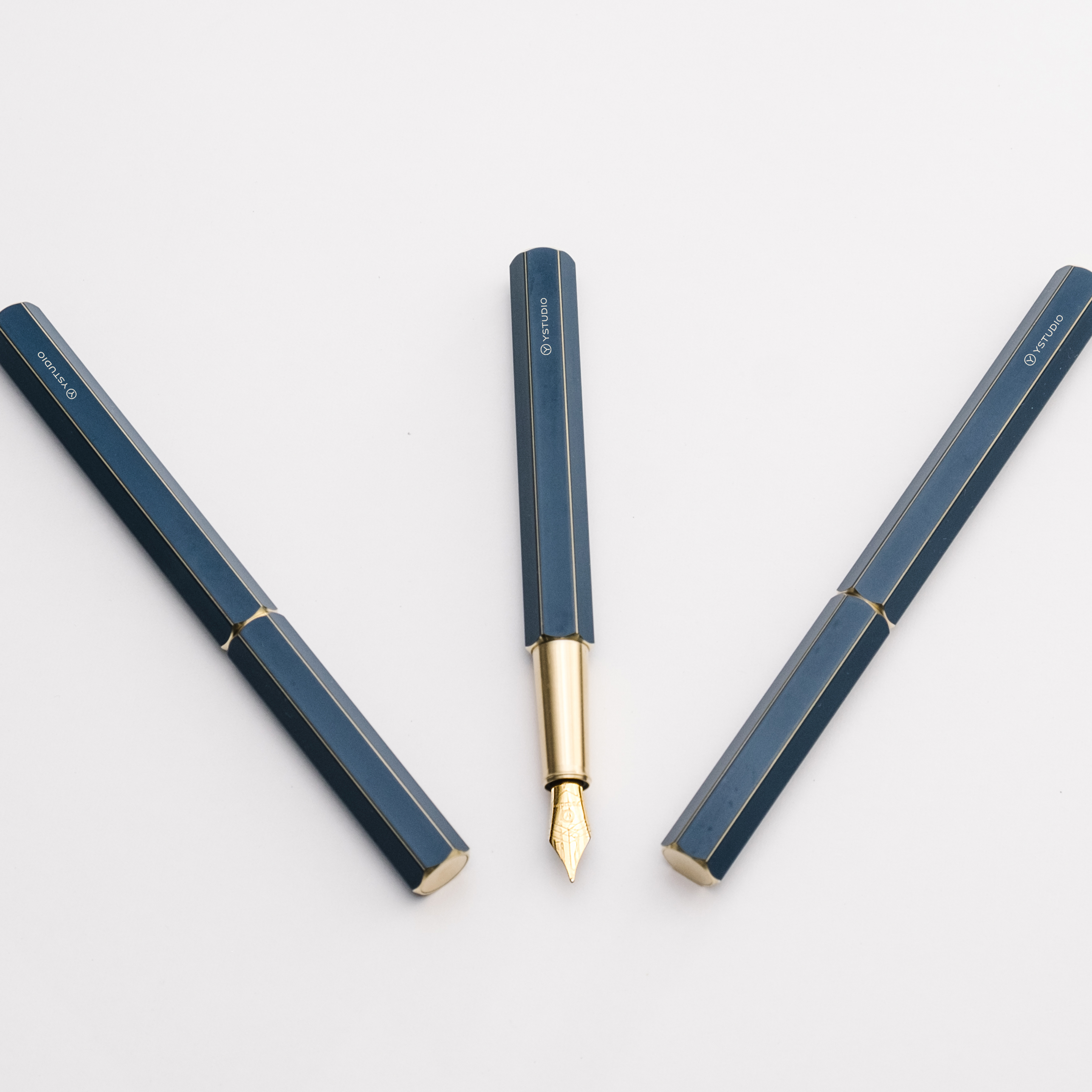 Ystudio | Fountain Pen | Classic Revolve | Blue