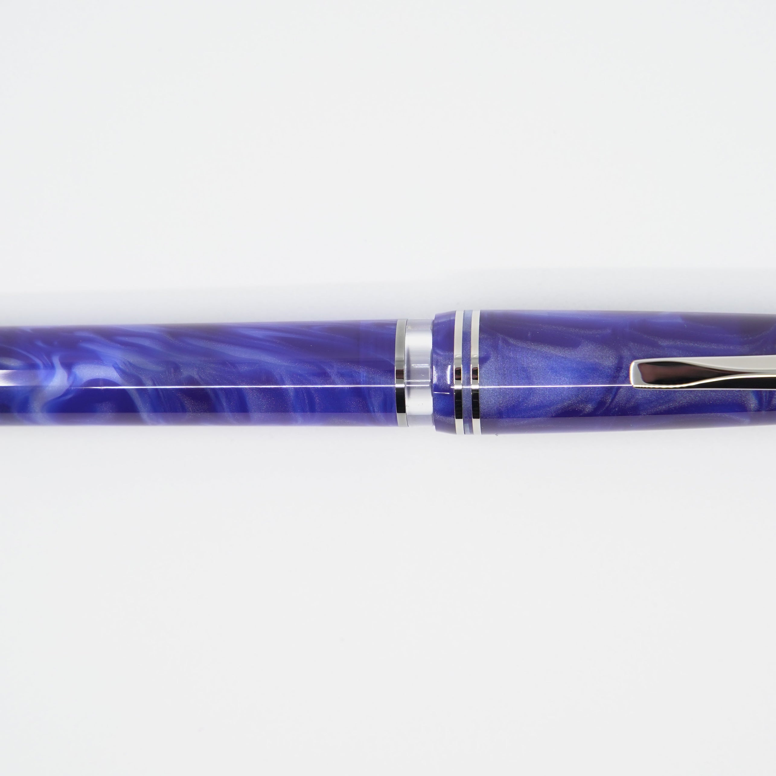 Gioia | Fountain Pen | Metis | Blue Aesthetic | Silver Trim
